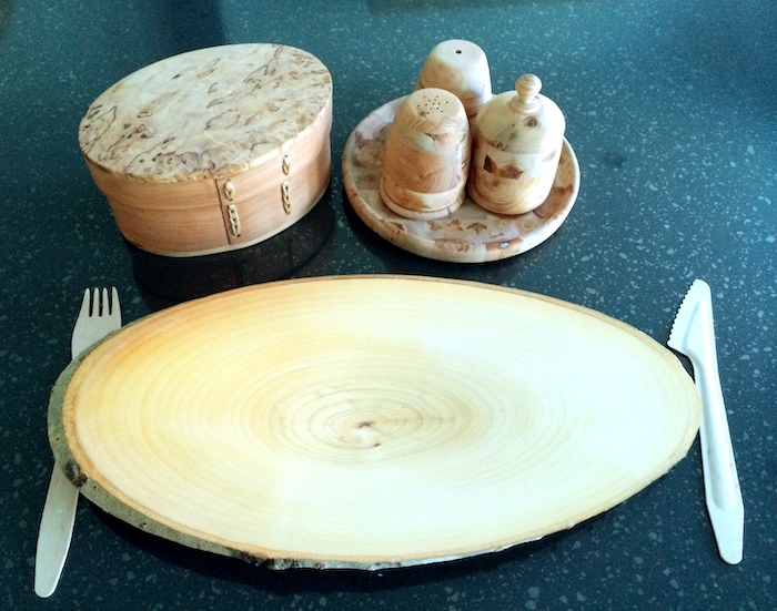 Wooden dishes